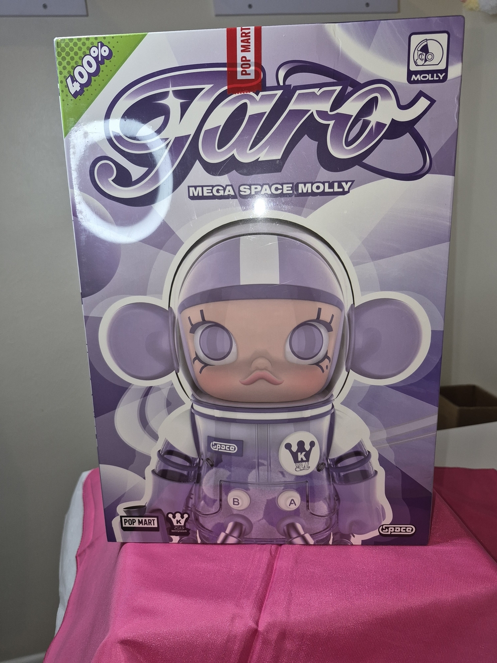Pop Mart Taro Mega Space Molly Figure - Purple